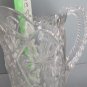 Vintage Glass Pint Pitcher, Cosmos Clear Pattern Glass, Imperial 474 Nice Size