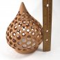 Unbranded Teardrop Clay Tea Light Lantern Shade Only Ceramic / Terracota