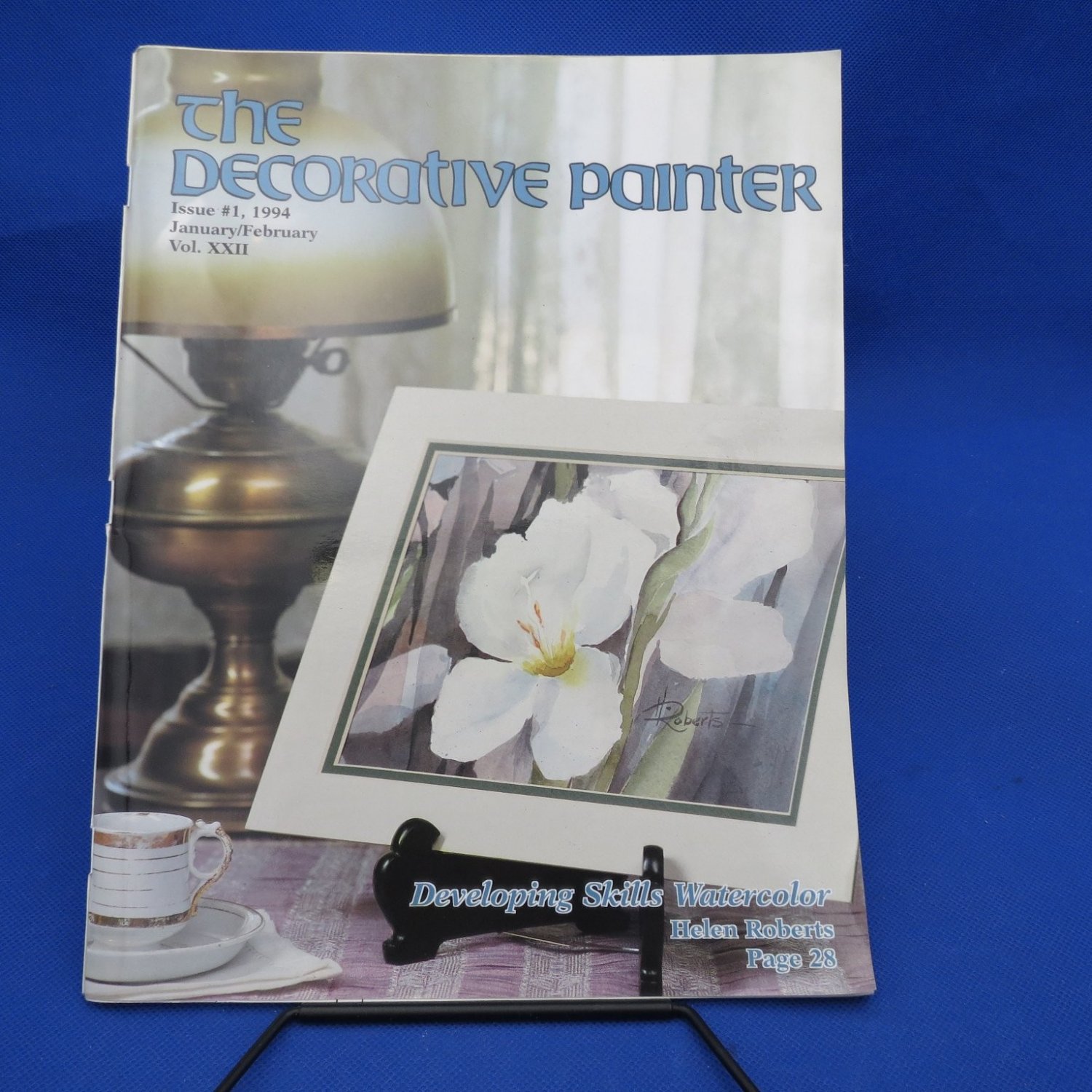 THE DECORATIVE PAINTER Magazine Jan/Feb 1994 #1 Watercolor Helen Roberts SDP