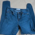 Anne Klein Women's Blue Jeans Size 10 High Rise Skinny Ankle
