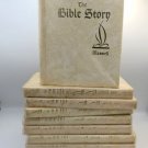 The Bible Story by Maxwell Complete in 10 Volumes 1950s White Leather w/Gilt The Bible Story by Maxwell Complete in 10 Volumes 1950s White Leather w/Gilt
