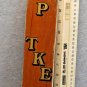 VTG Tau Kappa Epsilon P TKE Pledge Paddle Paddle RARE w/ Pledges Names in 600s