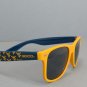 Geico Promo WV Sunglasses Blue & Yellow Plastic WV on Ear pieces Yellow Rims P