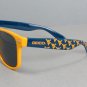 Geico Promo WV Sunglasses Blue & Yellow Plastic WV on Ear pieces Yellow Rims P