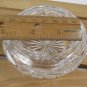 Unbranded 8-Point Pinwheel Cut Crystal Trinket Dish Bottom Only Missing top