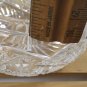 Unbranded 8-Point Pinwheel Cut Crystal Trinket Dish Bottom Only Missing top