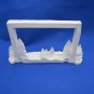 Unbranded Bisque Winter Scene w/ 7 Trees Frame Ready to Paint No Inserts