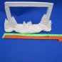 Unbranded Bisque Winter Scene w/ 7 Trees Frame Ready to Paint No Inserts