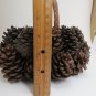 Rustic Pine Cone Basket Twig / Wire / Pine Cones