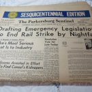 The Parkersburg Sentinel May 18, 1971 WV Newspaper Sesquicentennial Edition