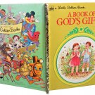 Little Golden Book A Book of God's Gifts Hardcover 1964 Illustrated Seventh Prtn