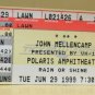John Mellencamp Ticket Stub June 29, 1999 Polaris Ampitheater