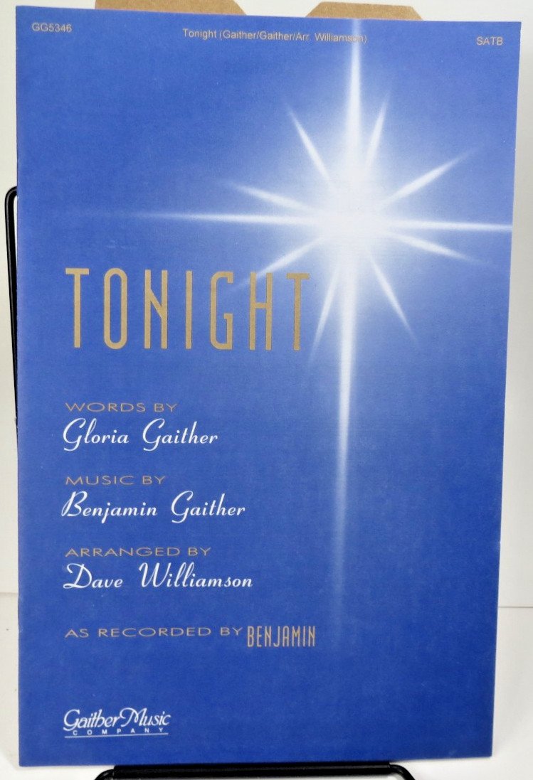 Tonight Vintage  SATB Christmas Sheet Music 1995