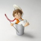 Hallmark Keepsake 1998 Sew Gifted Angel Sitting In Thimble with Needle in Hand Hallmark Keepsake 1998 Sew Gifted Angel Sitting In Thimble with Needle in Hand