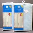 Kmart Essential Home Baby Blue Curtains "Cuddles" Set of 2 Panels 63" NOS