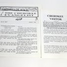 Cherokee Church of Christ Bulletin The Cherokee Evangelist & Vistor Welcome 1997