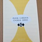 The Lord is My Light SATB Piano Sheet Music by Frances Allitsen 1983