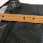 1st National Bank Junior Golf Tour Black Leather Bag w/ Wrist Strap Fur Lined