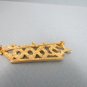 Retro Year 2000 Brooch Costume Jewelry Celebrate 2000 Gold with Glass Sets