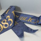 VTG Republican Presidential Task Force Banner / Ribbon Blue 1983 Over 2ft