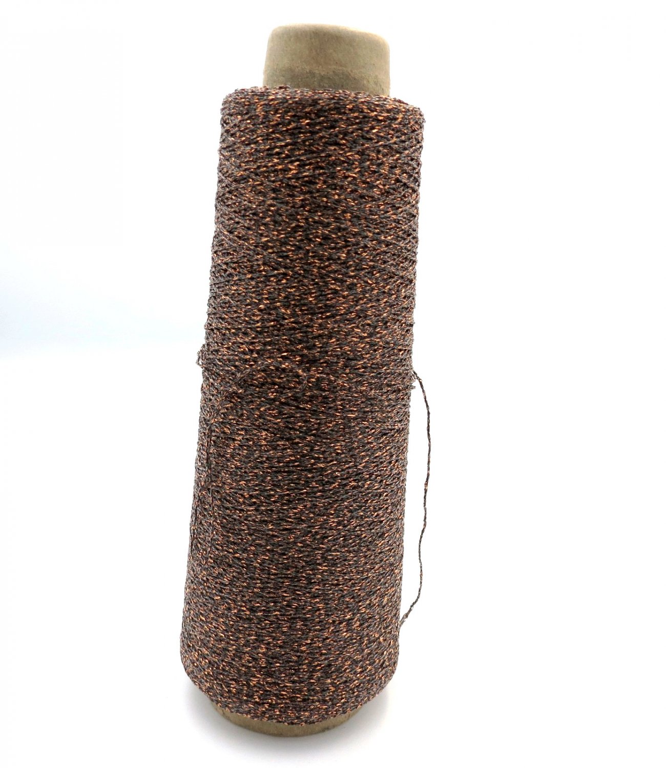 Kreinik Metallic Iron-on Thread Gold/Black "Copperhead" #16 Braid 350M Couchable