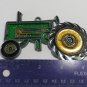 Green Tractor Acrylic Suncatcher Vintage Fun Stained Glass Look