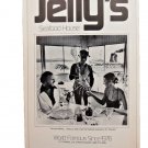VTG Jelly's Seafood House Menu Virgin Islands B/W Photo Cover No Date Drawn Map