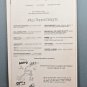 VTG Jelly's Seafood House Menu Virgin Islands B/W Photo Cover No Date Drawn Map
