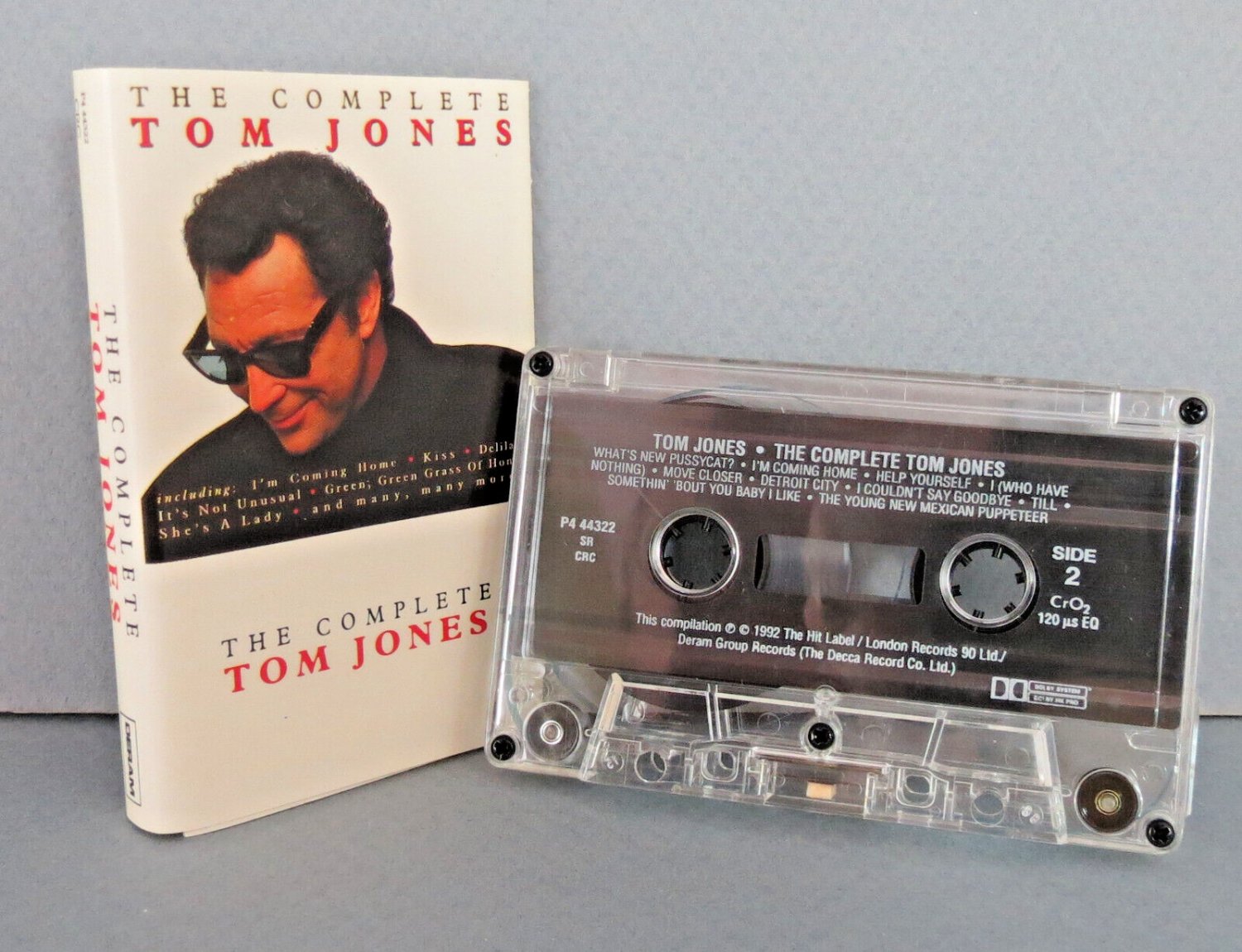The Complete Tom Jones Cassette P4 44322 1932 London Records