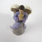 Ganz Guardian Angel Figurine Gray Body w/ Purple Robe 3 3/4"
