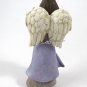 Ganz Guardian Angel Figurine Gray Body w/ Purple Robe 3 3/4"