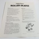 Fisher-Price Roller Skates 1983 Message To Parents Package Insert No Skates
