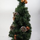 Hill's Dept Store Vintage Table Top Christmas Tree w/Rustic Decorations