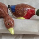 2 Small Handmade Ceramic Shelf Hand painted