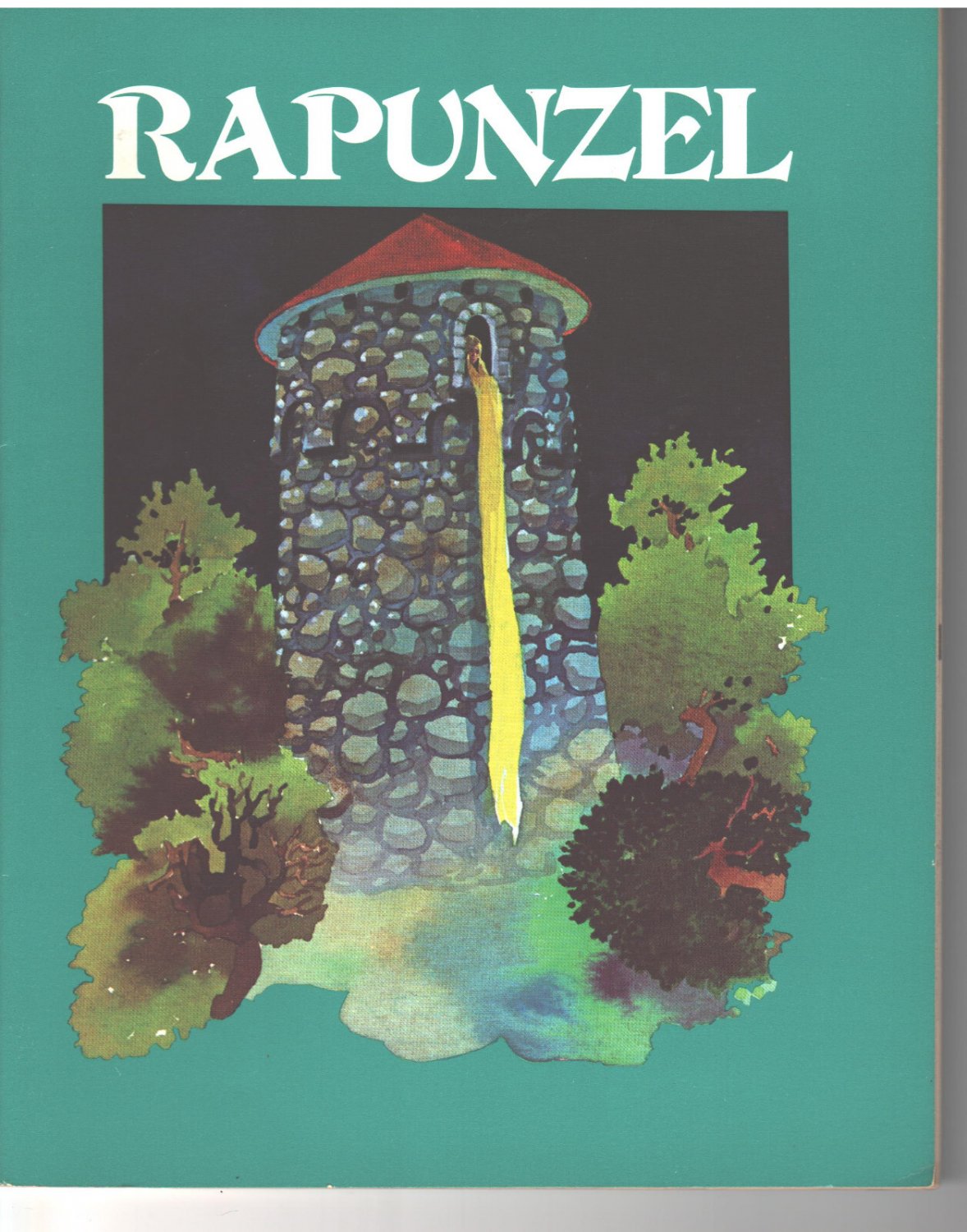 VTG Rapunzel by Brothers Grimm Paperback 1979 Troll Associates