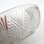 Unbranded Very Small Clear Glass Trinket Dish Pinwheel Pattern