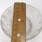 Unbranded Very Small Clear Glass Trinket Dish Pinwheel Pattern