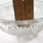 Unbranded Very Small Clear Glass Trinket Dish Pinwheel Pattern