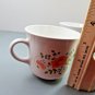 2 Corelle Corning Wildflower Spring Bouquet Coffee Tea VTG White w Floral Design