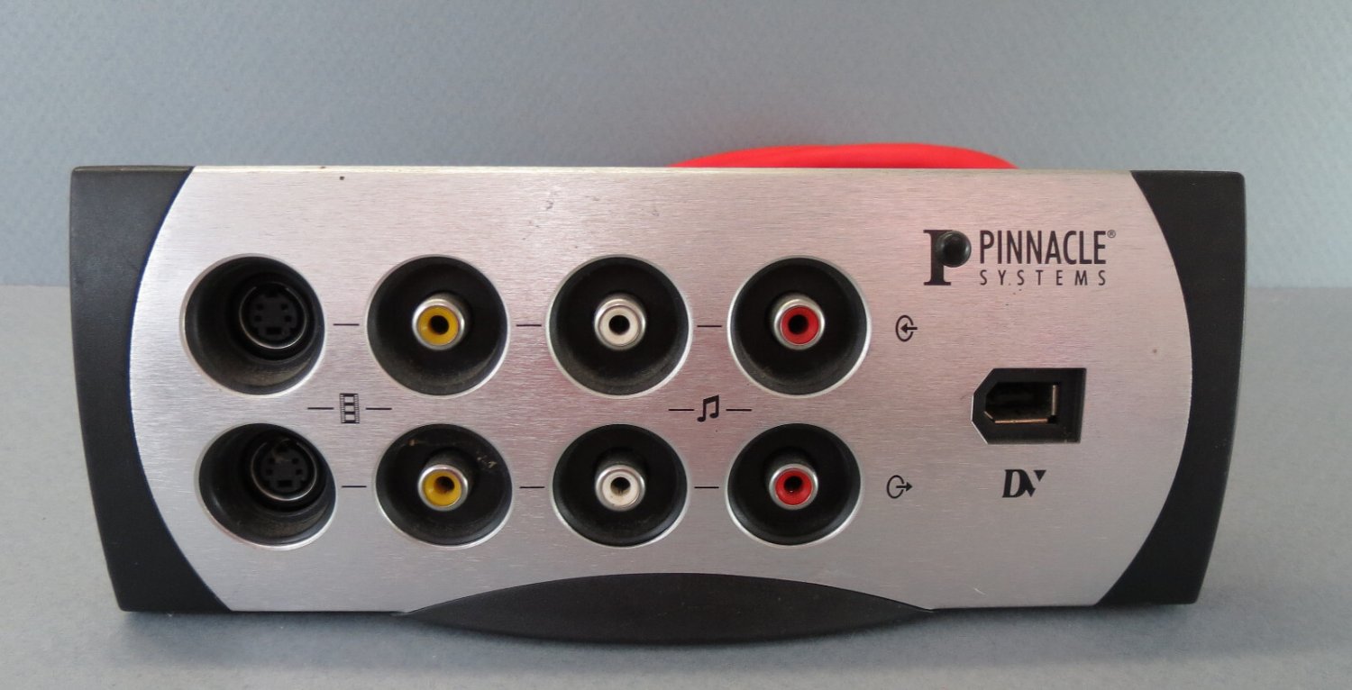Pinnacle Systems Black Break-out Box Audio/Video Port P/N 41001376