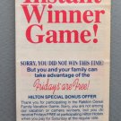 Ralston Cereal 1988 Box Insert Family Vacation Game Piece & Ry-Krisp Coupon