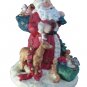 Santa Claus with Gifts & Animals Figurine Old Kmart Price Sticker