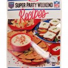 VTG Kraft Superbowl XXV Party Weekend Recipe Booklet Accordian Style