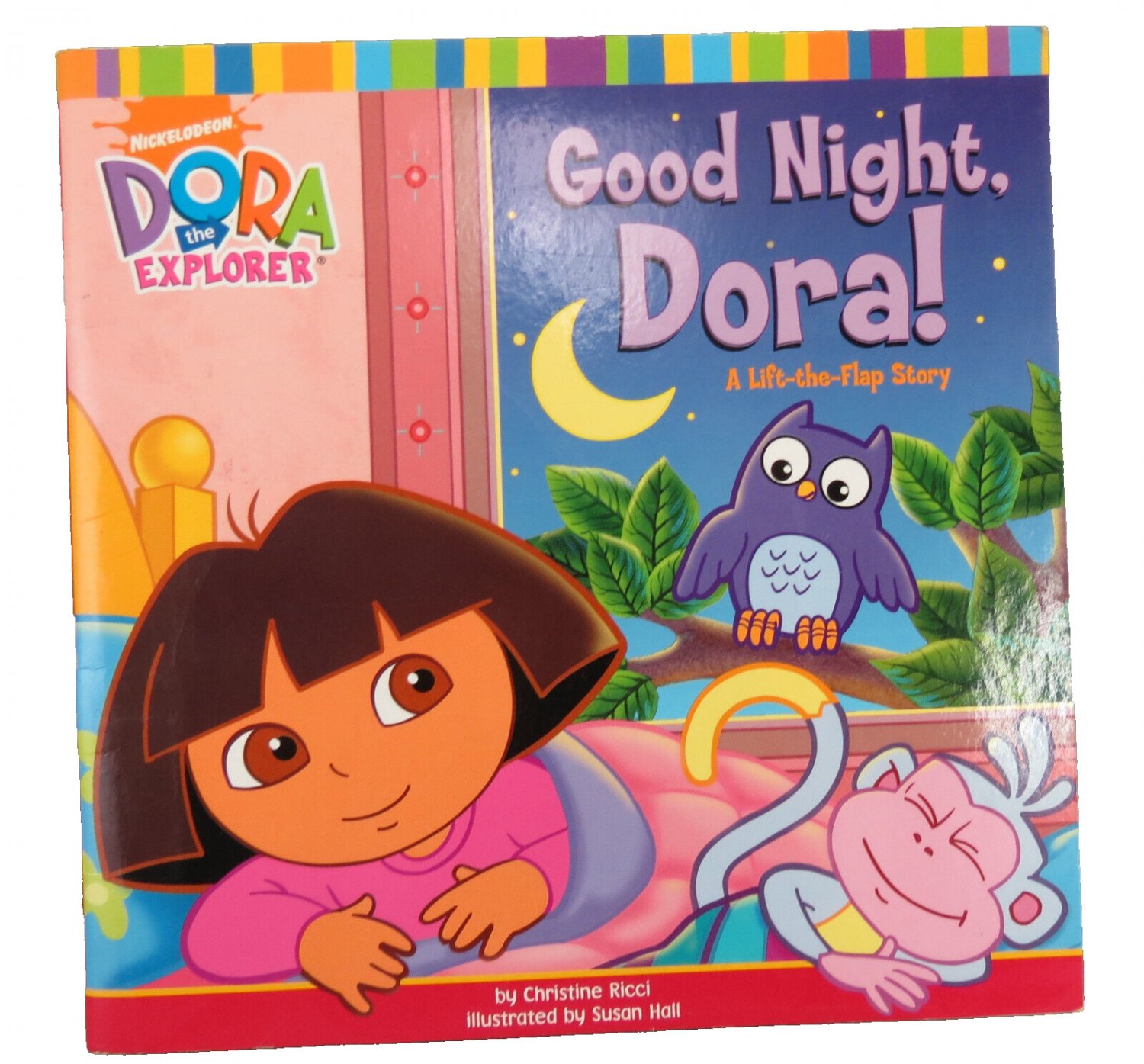 Good Night, Dora! : A Lift-the-Flap Story by Christine Ricci (2002, Trade...