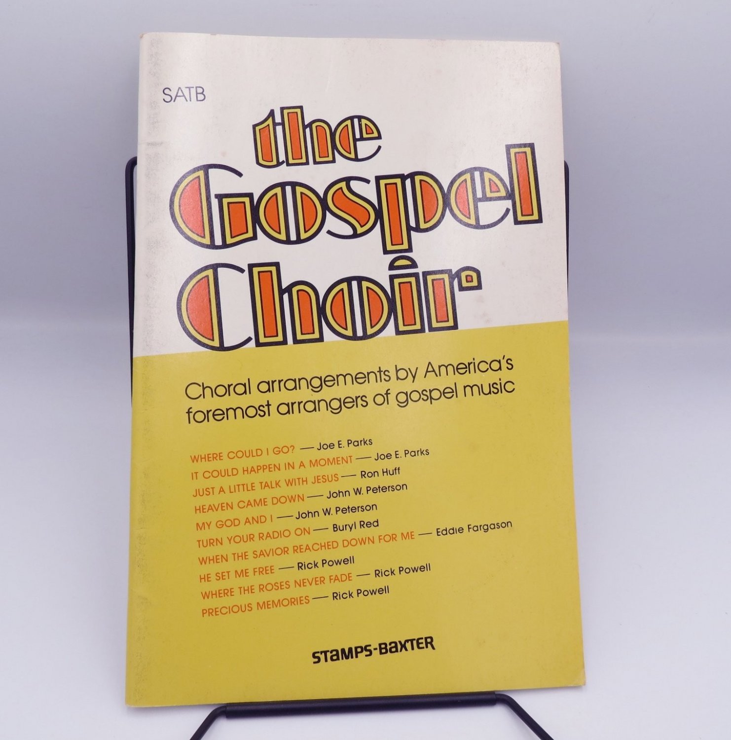 The Gospel Choir Vocal Selections SATB Stamps-Baxter 1978