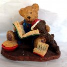 Russ Berrie Bears from The Past Figurine "Teddy's Favorite Santa Story" 16829 Russ Berrie Bears from The Past Figurine "Teddy's Favorite Santa Story" 16829