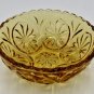 Anchor Hocking Vintage Amber Fruit & Nut or Trinket Dish Pinwheel Design