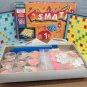 Pressman 'Smath Board Game Teacher's Lot 2 Game Boards & Pieces 1 Box 99% Compl.