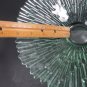 Pavel Panek, Libochovice, Serving Bowl Light Green Ribbed Starburst