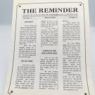 The Reminder March 2002 Church of Christ Spencer Indiana Newsletter